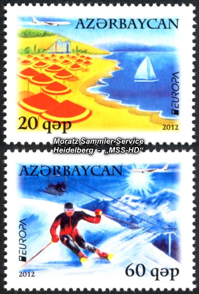 Stamp Issue Azerbaijan: EUROPA CEPT Companionship 2012 - Visit to Azerbaijan