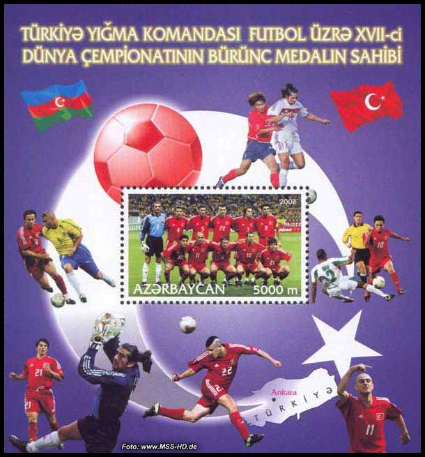 Stamp Issue Azerbaijan: Fire Engines