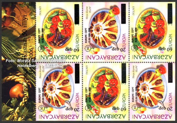 Stamp Issue Azerbaijan: 50 Years Europe CEPT Companionship 2006