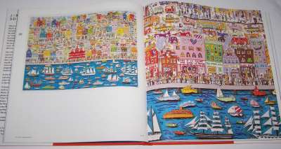 Example side from book #1 of James Rizzi "3-D Constructions", 1988