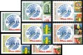 Azerbaijan 2007: 686-89 A+B, 50 Y.Europe Stamps, Overprint MNH