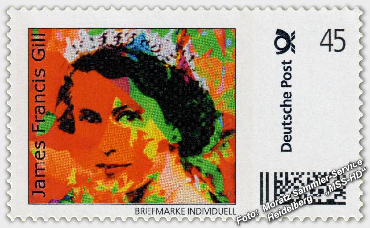 James Francis Gill - Briefmarke - postage stamp - Her Majesty
