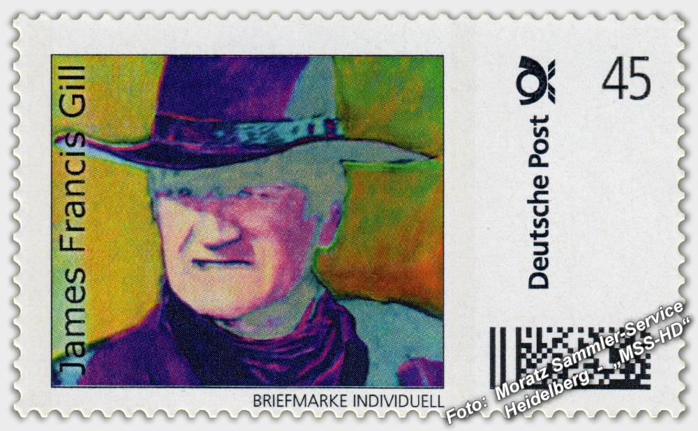 James Francis Gill - Briefmarke - postage stamp - „Duke in Desert Shadow“ (John Wayne)