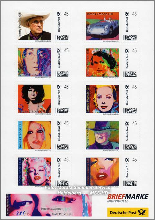 James Francis Gill - Briefmarken - stamps